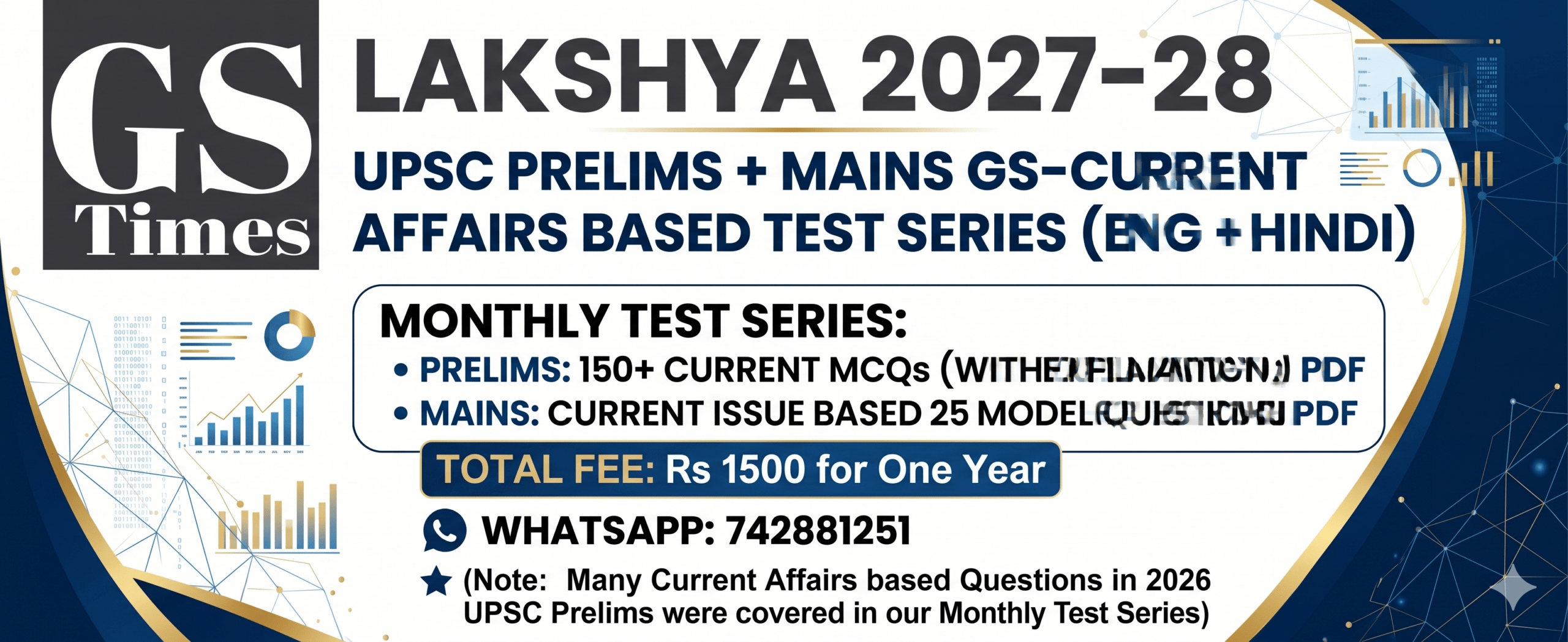 UPSC CURRENT AFFAIRS TEST (ENG & HINDI)